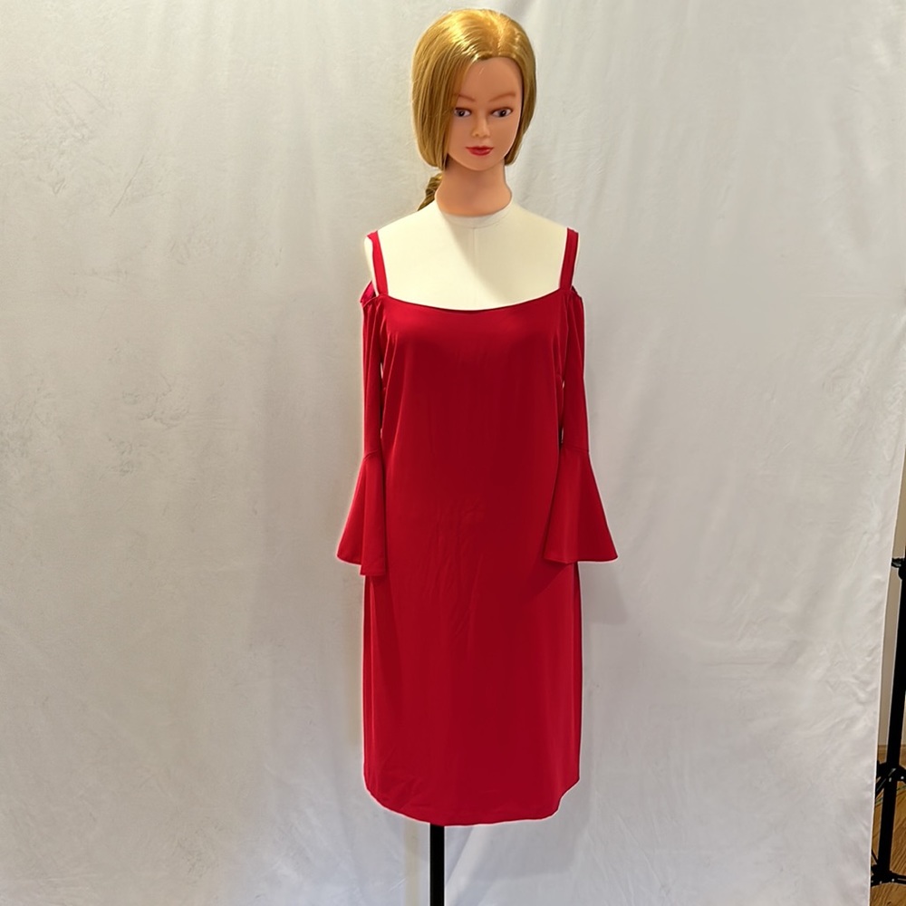 NWT Mariella Rosati US Size L (EU 46) rose off the shoulder dress